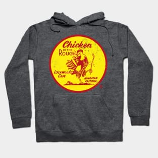 Vintage Chicken in the Rough Cafe Hoodie